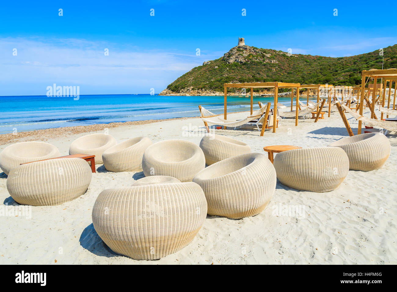 Sardinia beach bar hi-res stock photography and images - Alamy
