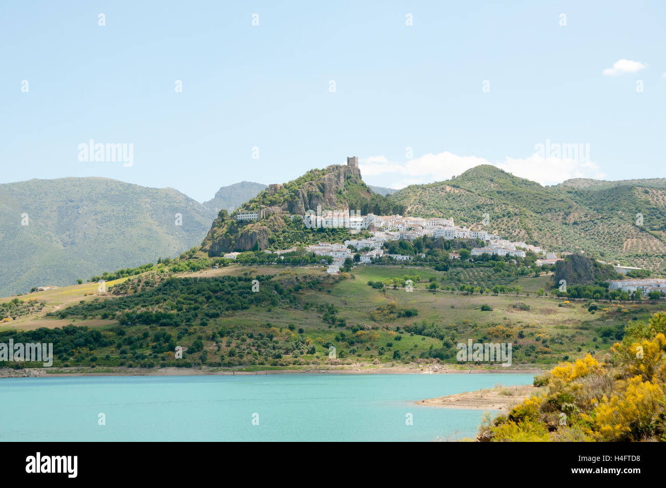 Zahara de la Sierra - Spain Stock Photo - Alamy