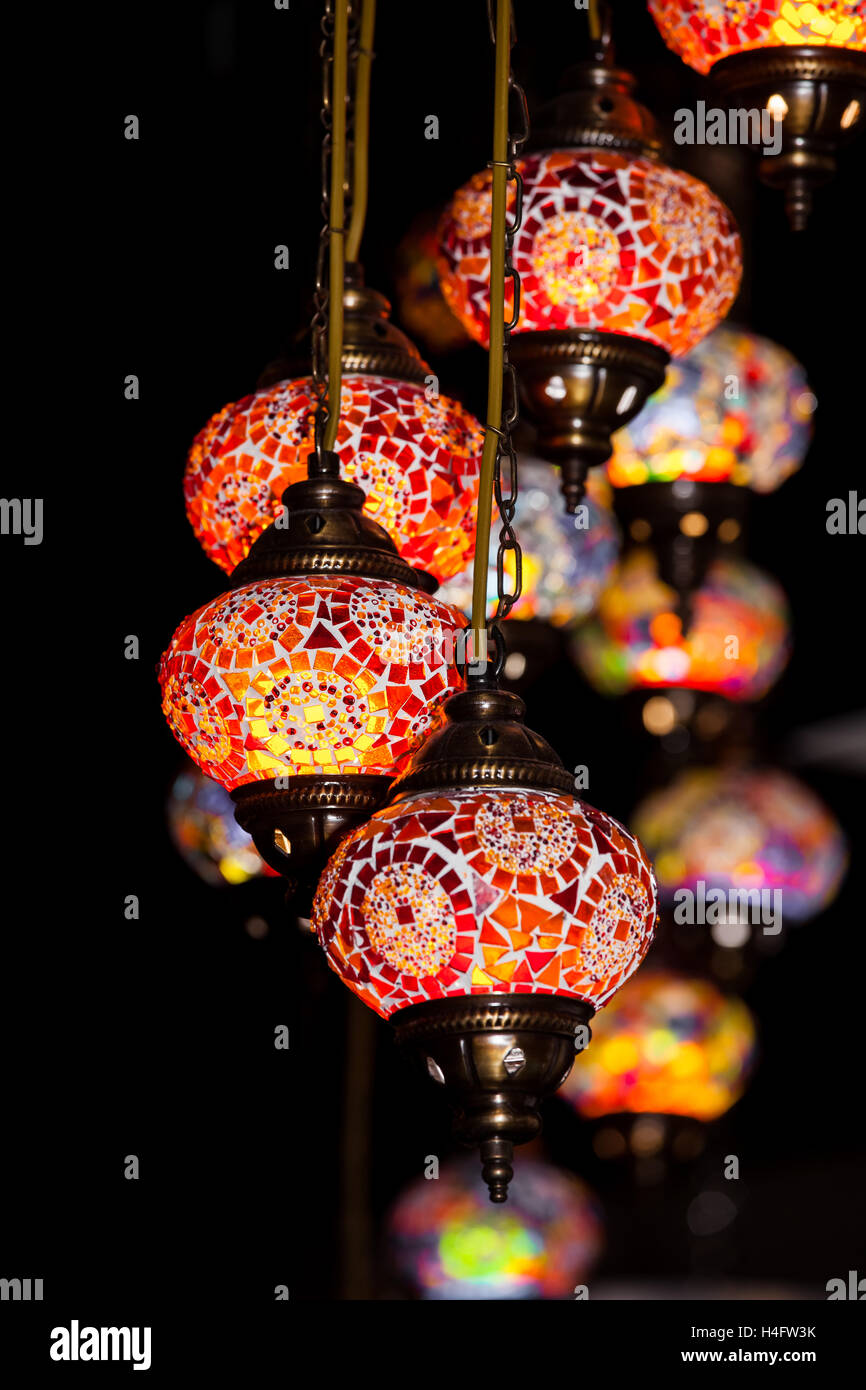 Colorful lamps hi-res stock photography and images - Alamy