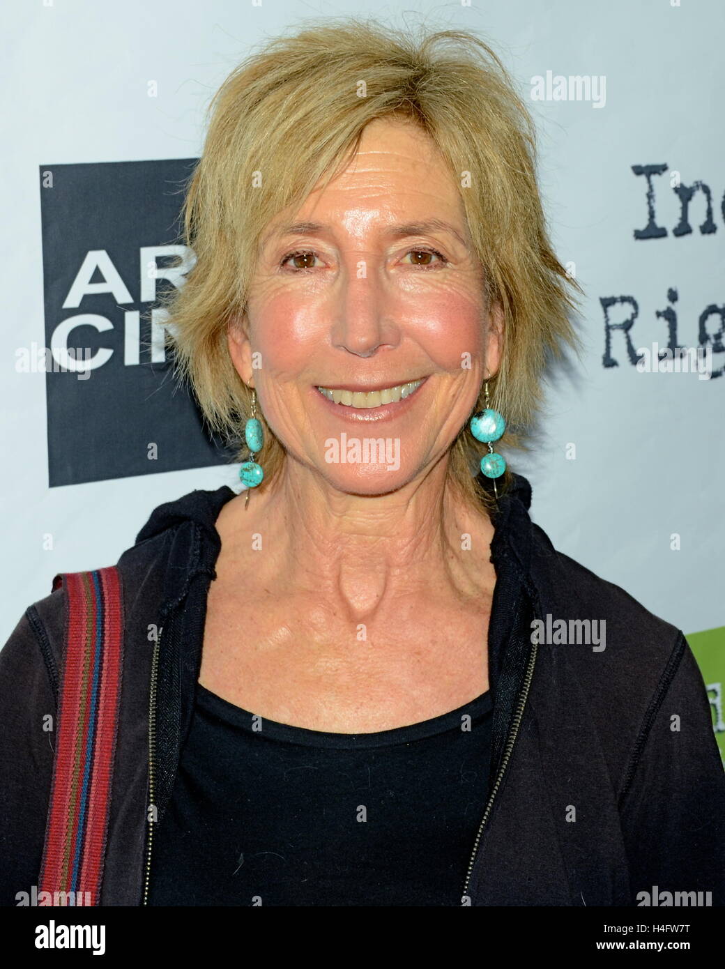 Lin Shaye arrives to the "Texas Heart" Los Angeles Premiere at Arena Cinema in Hollywood California on June 4, 2016. Stock Photo