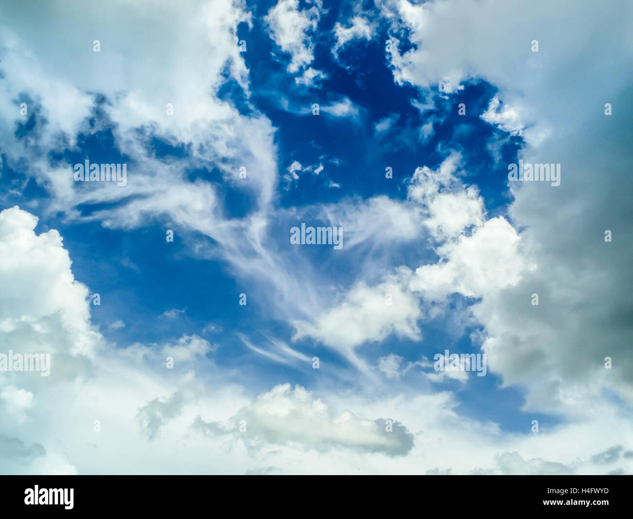 cloudscape and light blue sky background Stock Photo - Alamy