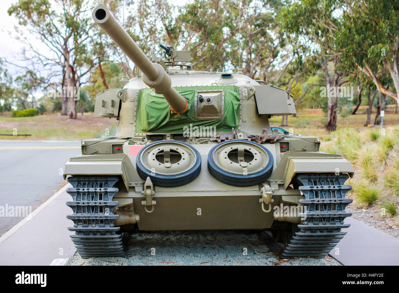 Centurion Tank from Vietnam War on display in Canberra Stock Photo Alamy