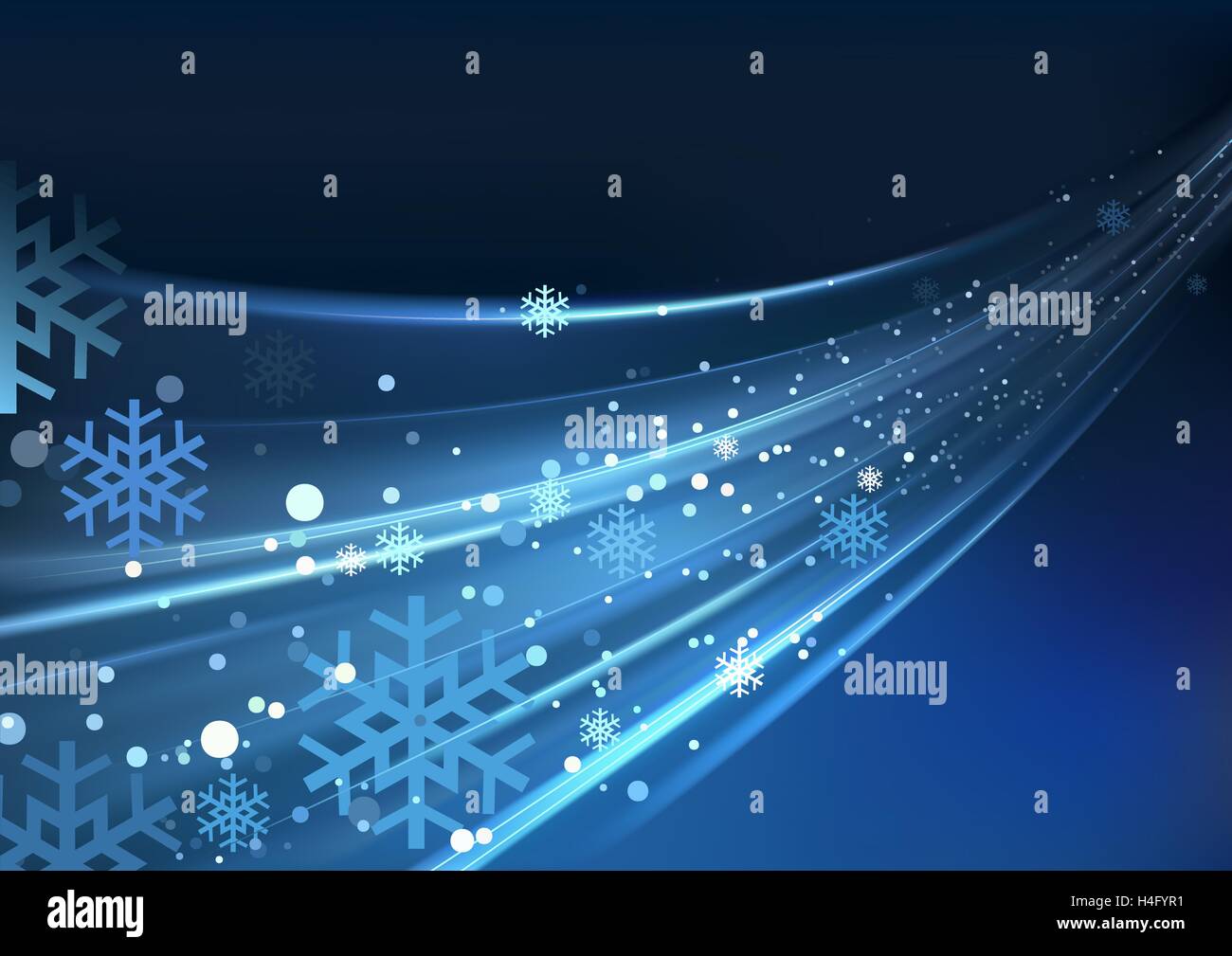 Blue Background With Flowing Rays Stock Vector Image & Art - Alamy