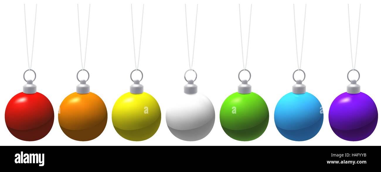 Group christmas baubles cut out hi-res stock photography and images - Alamy