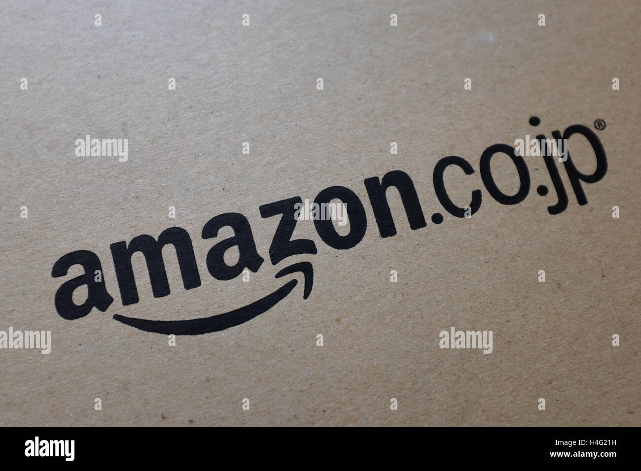 An Amazon Japan box Stock Photo Alamy