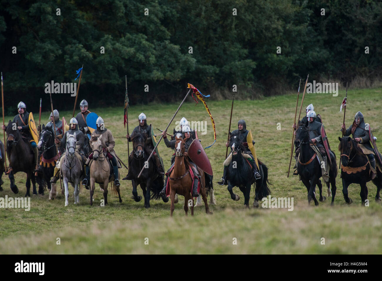 Hastings, East Sussex, UK. 15th October, 2016. English Heritage’s annual reenactment of the