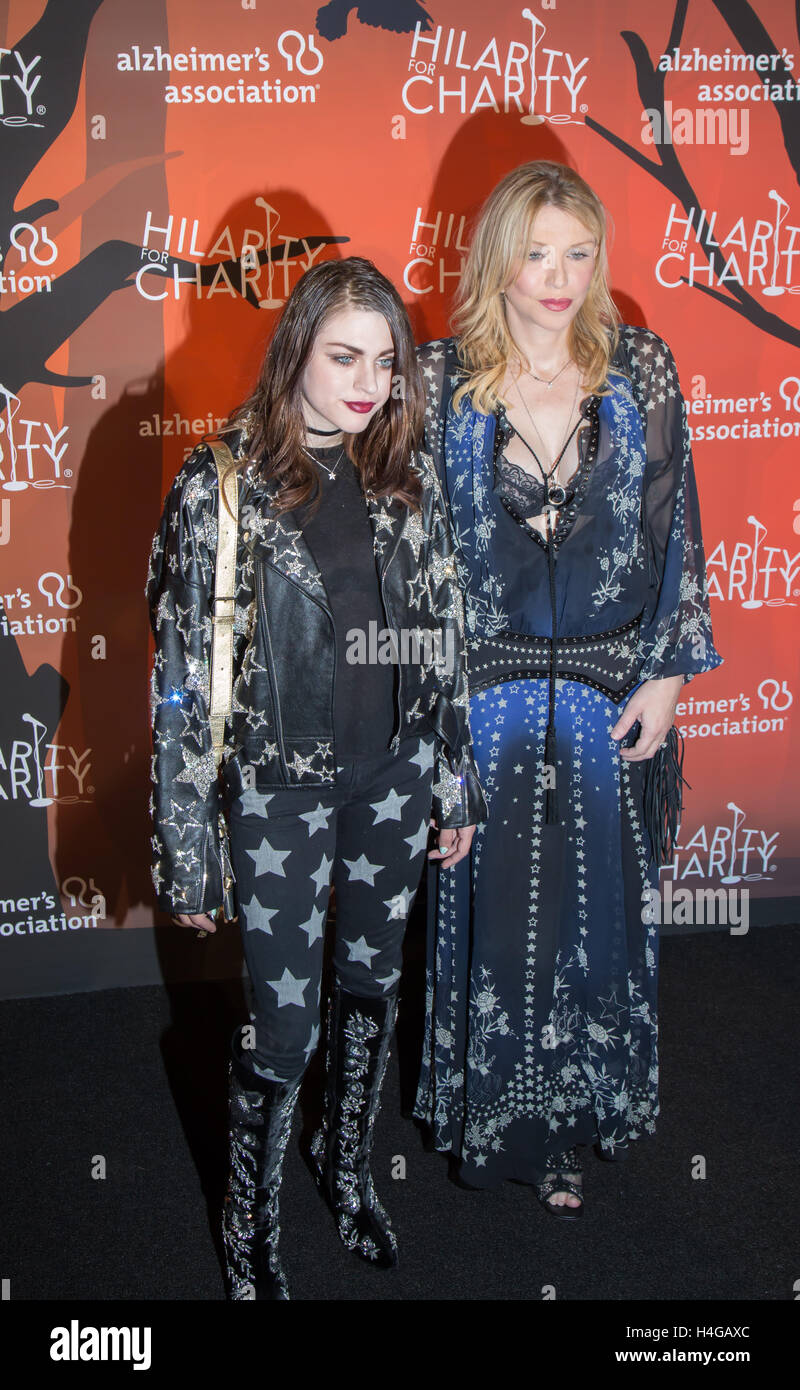 Los Angeles, USA. 15th Oct, 2016. Frances Bean Cobain and Courtney Love attend Hilarity for Charity's 5th Annual Los Angeles Variety Show: Seth Rogen's Halloween at Hollywood Palladium on October 15, 2016 in Los Angeles, California. Credit:  The Photo Acc Stock Photo