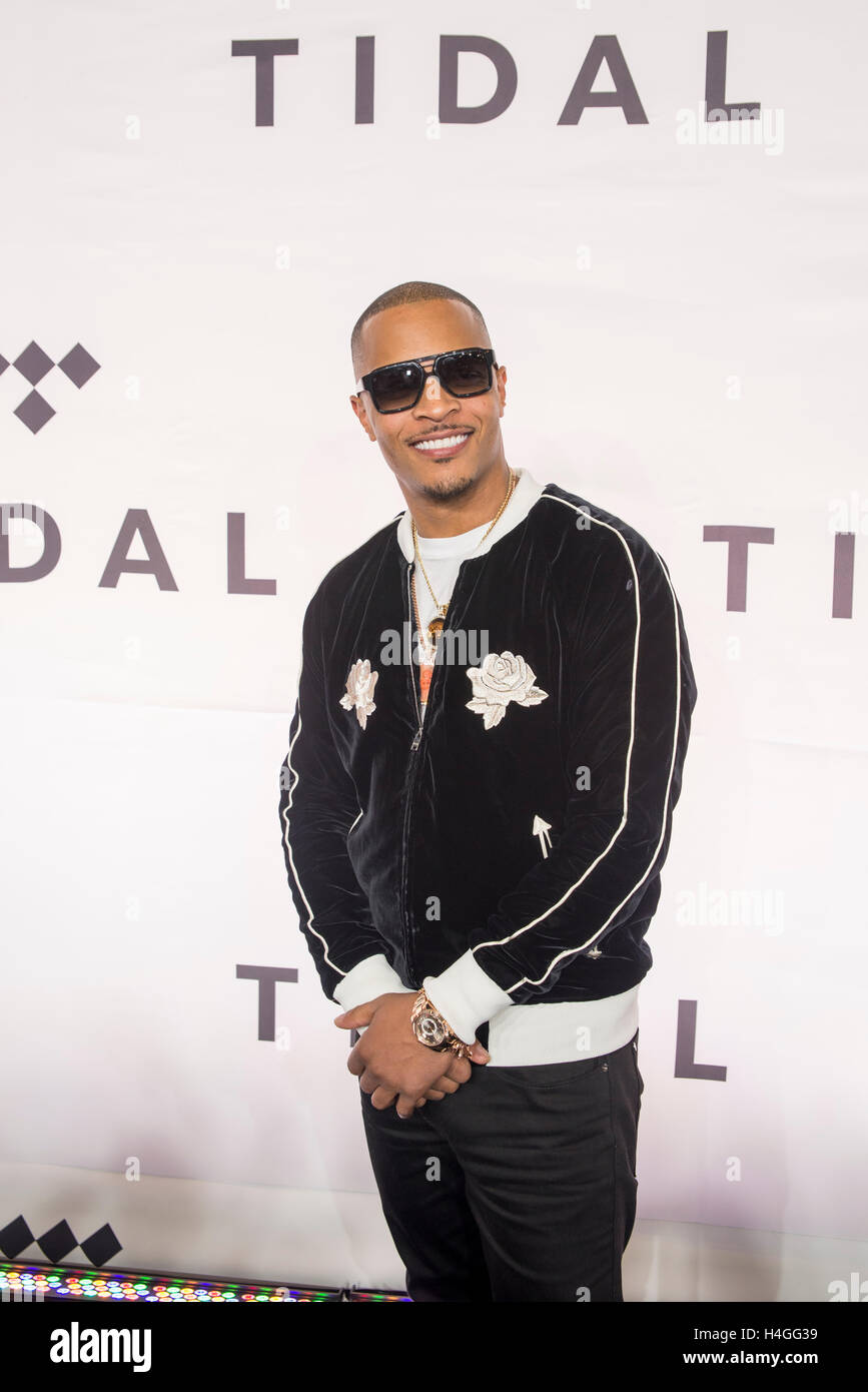 TIP arrives to the Red Carpet at TIDAL X: 1015 benefit concert at ...