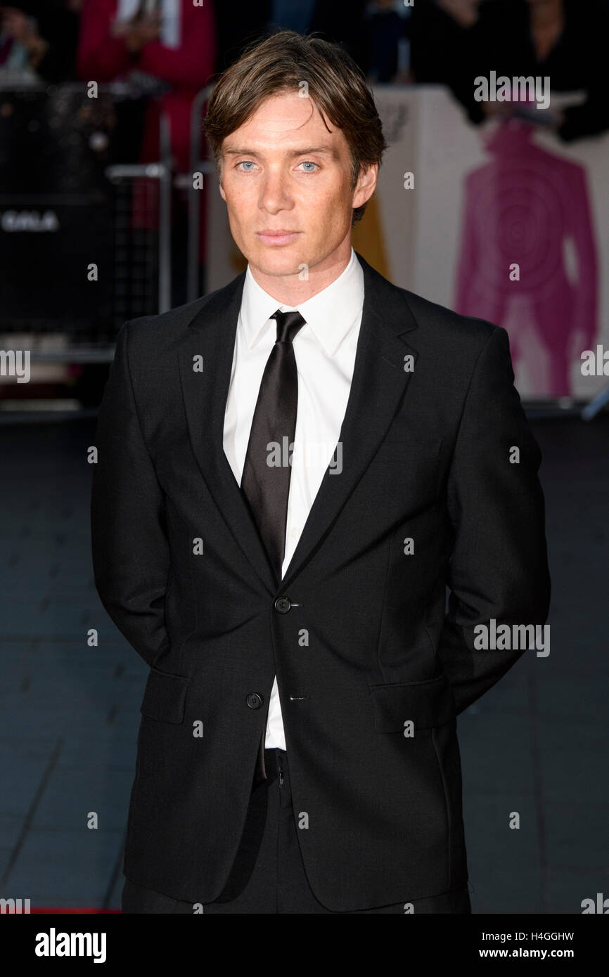 London, UK. 16th October, 2016. Cillian Murphy attends the film premiere of Free Fire showing at the 60th London Film Festival. Credit:  Raymond Tang/Alamy Live News Stock Photo