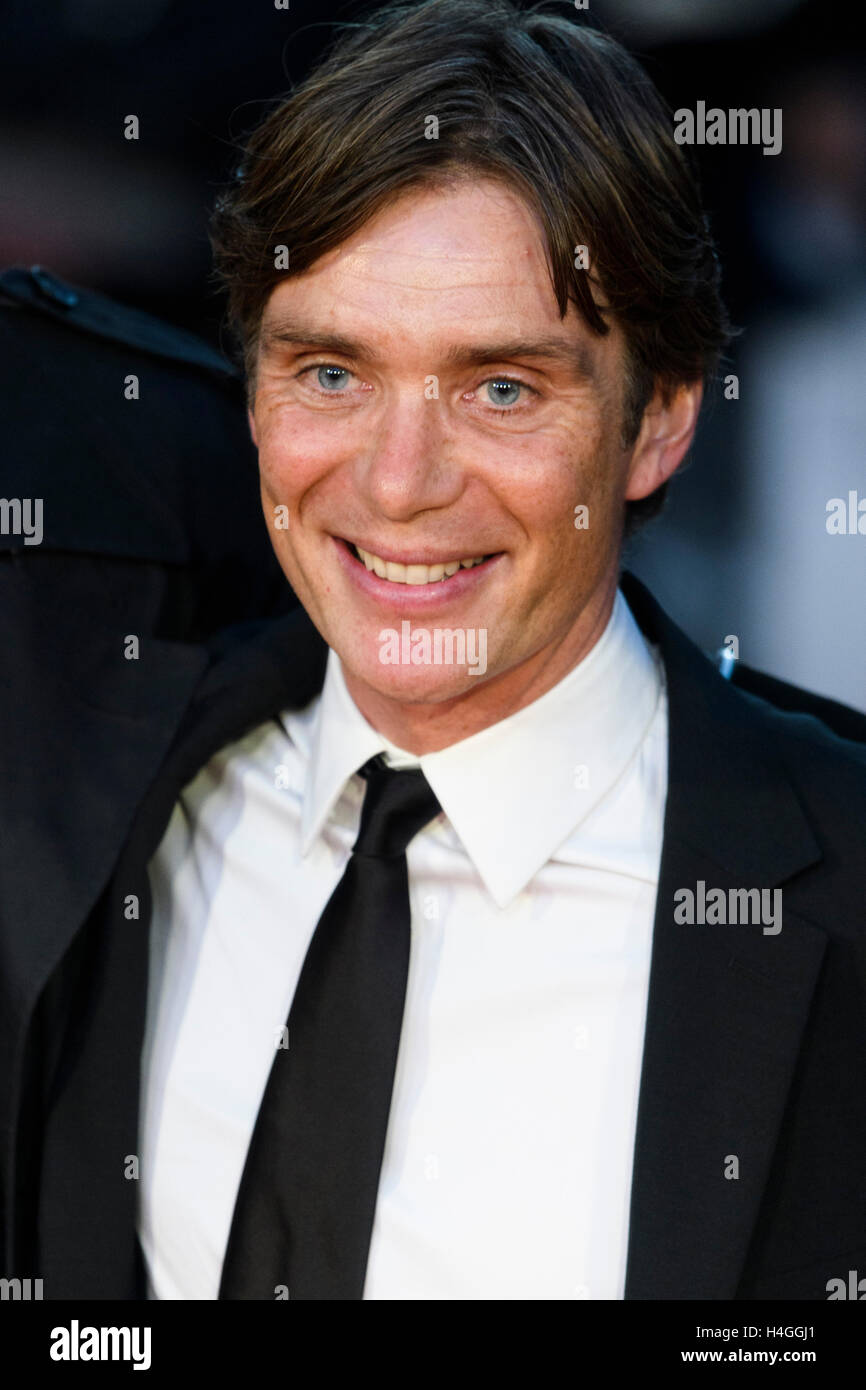 London, UK. 16th October, 2016. Cillian Murphy attends the film premiere of Free Fire showing at the 60th London Film Festival. Credit:  Raymond Tang/Alamy Live News Stock Photo