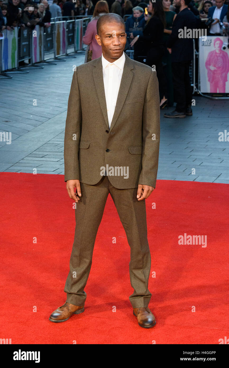 London, UK. 16th October, 2016. Mark Monero attends the film premiere of Free Fire showing at the 60th London Film Festival. Credit:  Raymond Tang/Alamy Live News Stock Photo