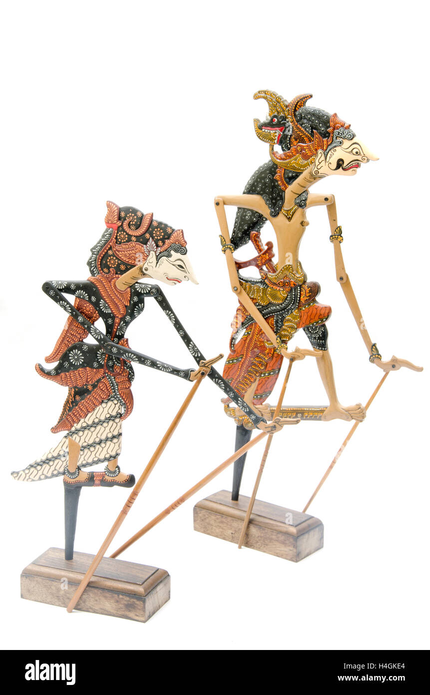 wayang kulit a Javanese culture, for a theatrical performance with