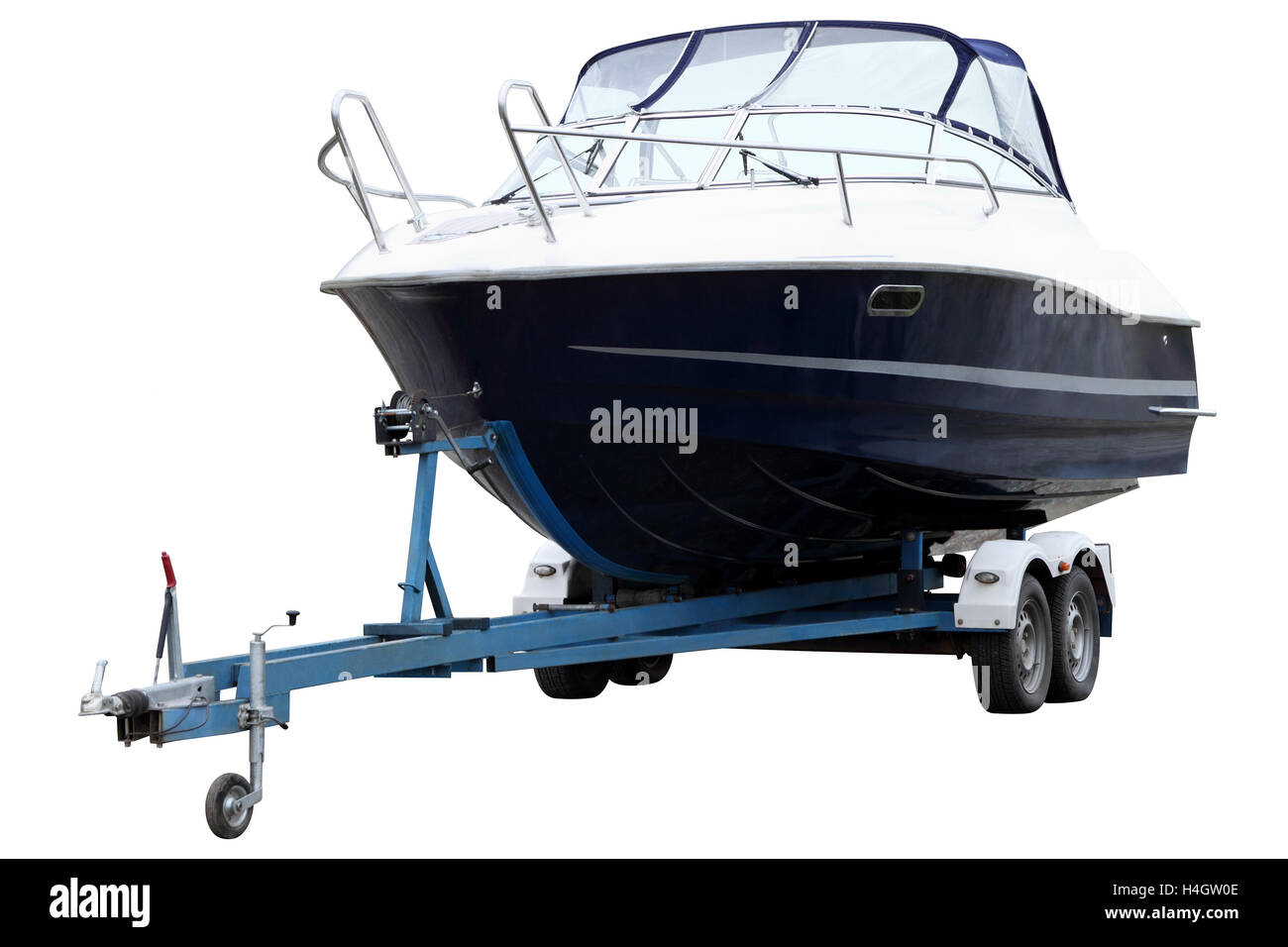 Speed boat trailer hires stock photography and images Alamy