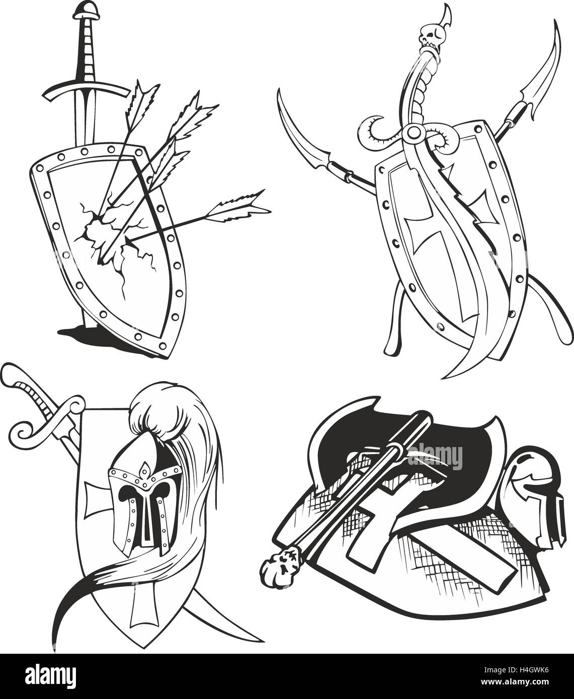 Middle Ages Crusades Knights Templar Shield Knight shield cross  patriarch Warmund Of Jerusalem png  PNGWing
