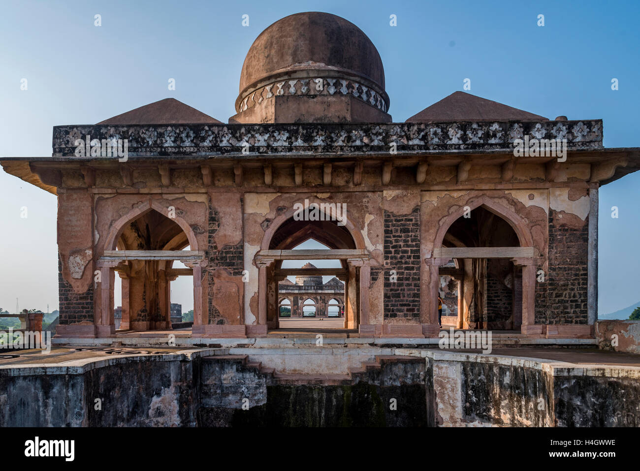 Old historic building made bu Mughal rulers in Madhya Pradesh Stock ...