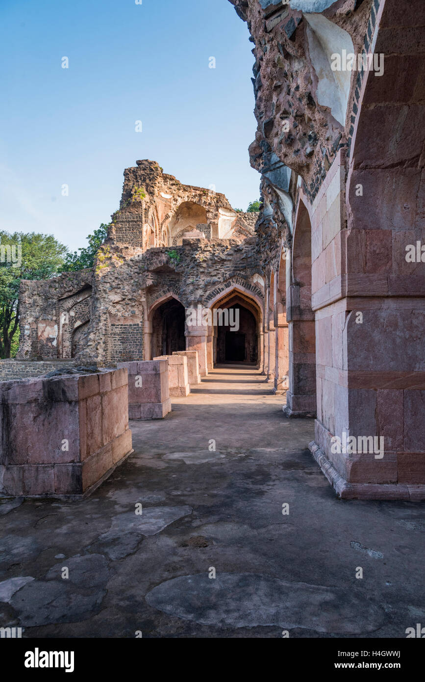 Old historic building made bu Mughal rulers in Madhya Pradesh Stock ...