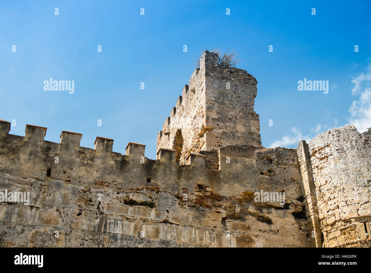 Old arab wall 11th century, Marbella, Malagaprovince, Andalusia