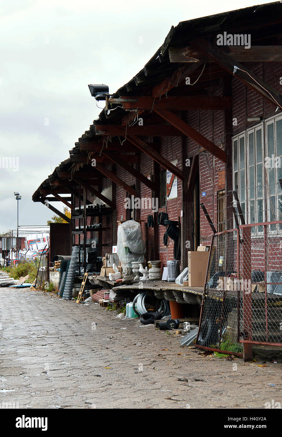 The former railway station at Goldap, Poland (formerly Goldap