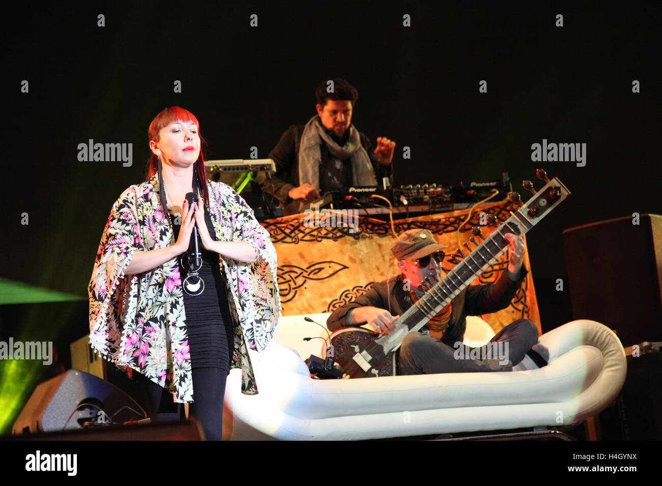 Thievery Corporation performs at the Colours of Ostrava music festival