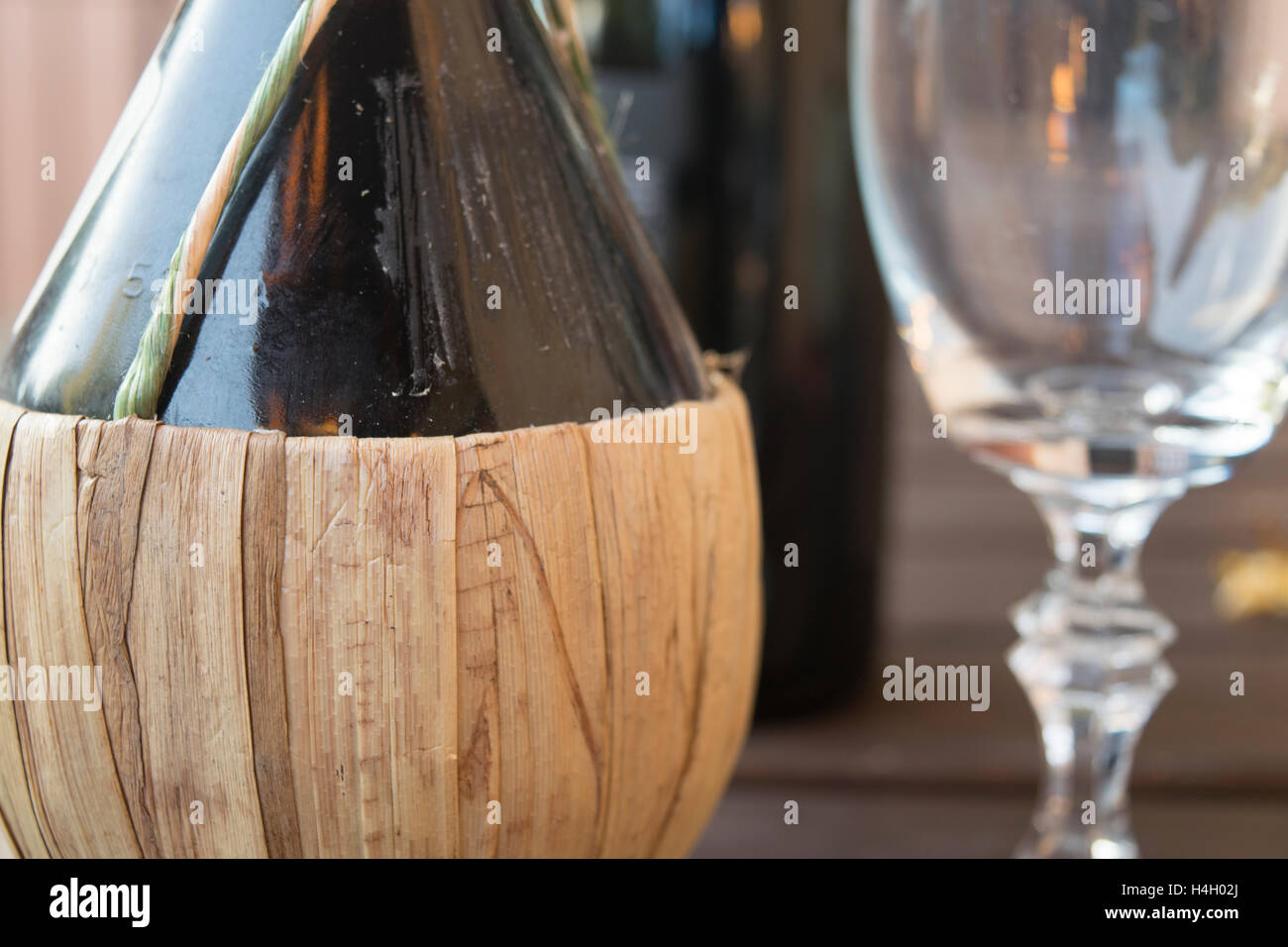 flask or red wine Stock Photo Alamy