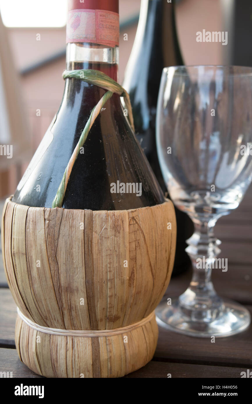 flask or red wine Stock Photo Alamy