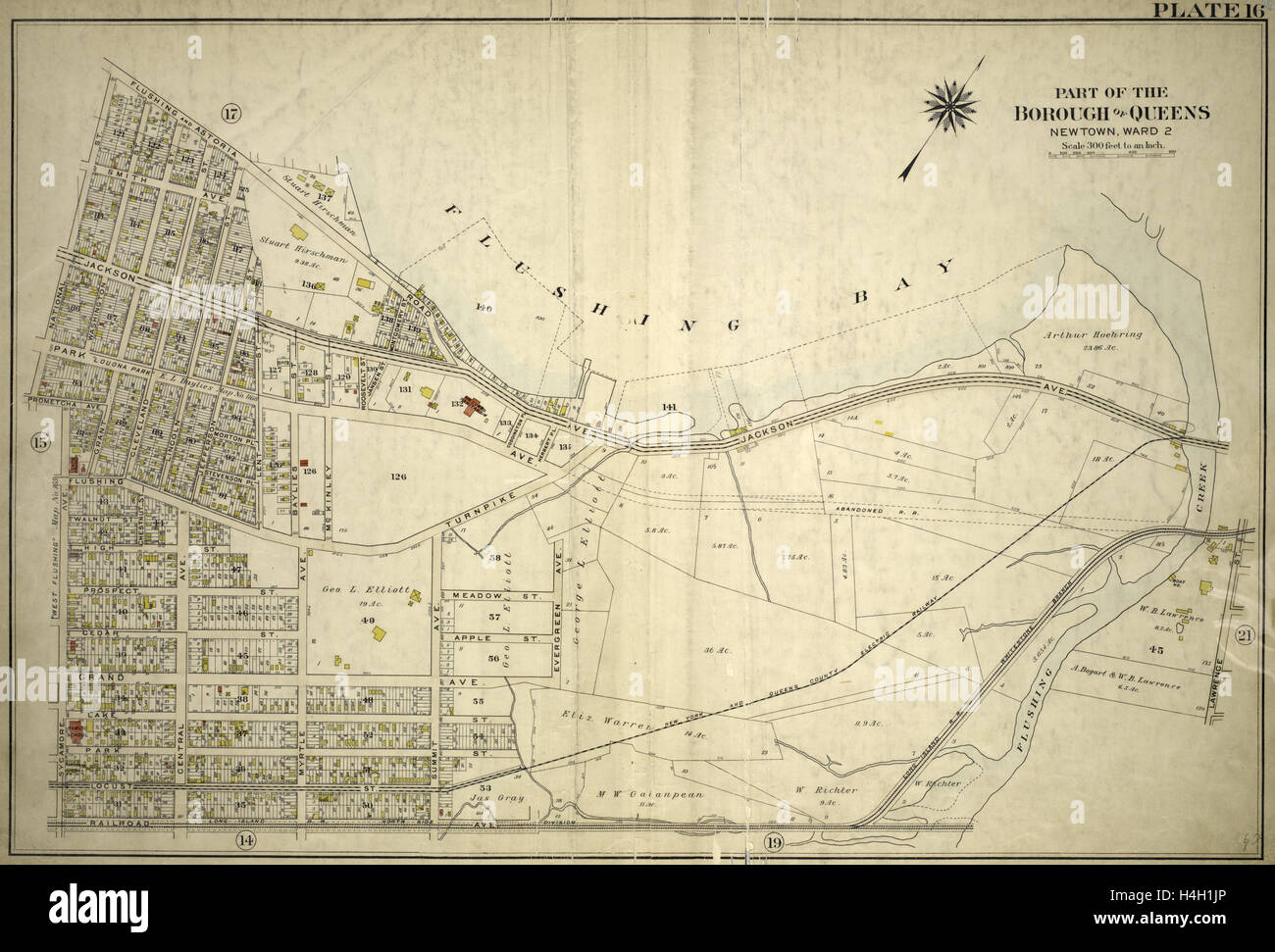 Part of the Borough of Queens, New town, Ward 2, New York, USA Stock Photo Alamy