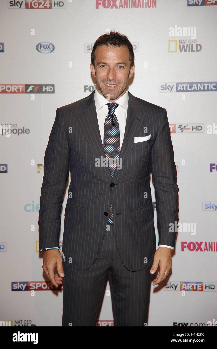 'Schedules Sky' photocall at the Arcimboldi Theatre  Featuring: Alessandro Del Piero Where: Milan, Italy When: 14 Sep 2016 Credit: IPA/WENN.com  **Only available for publication in UK, USA, Germany, Austria, Switzerland** Stock Photo