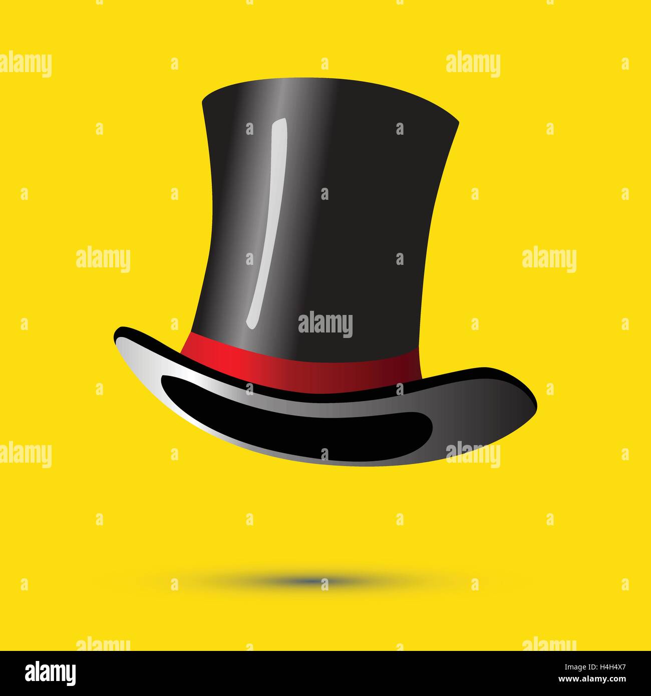 Tall yellow top hat hi-res stock photography and images - Alamy