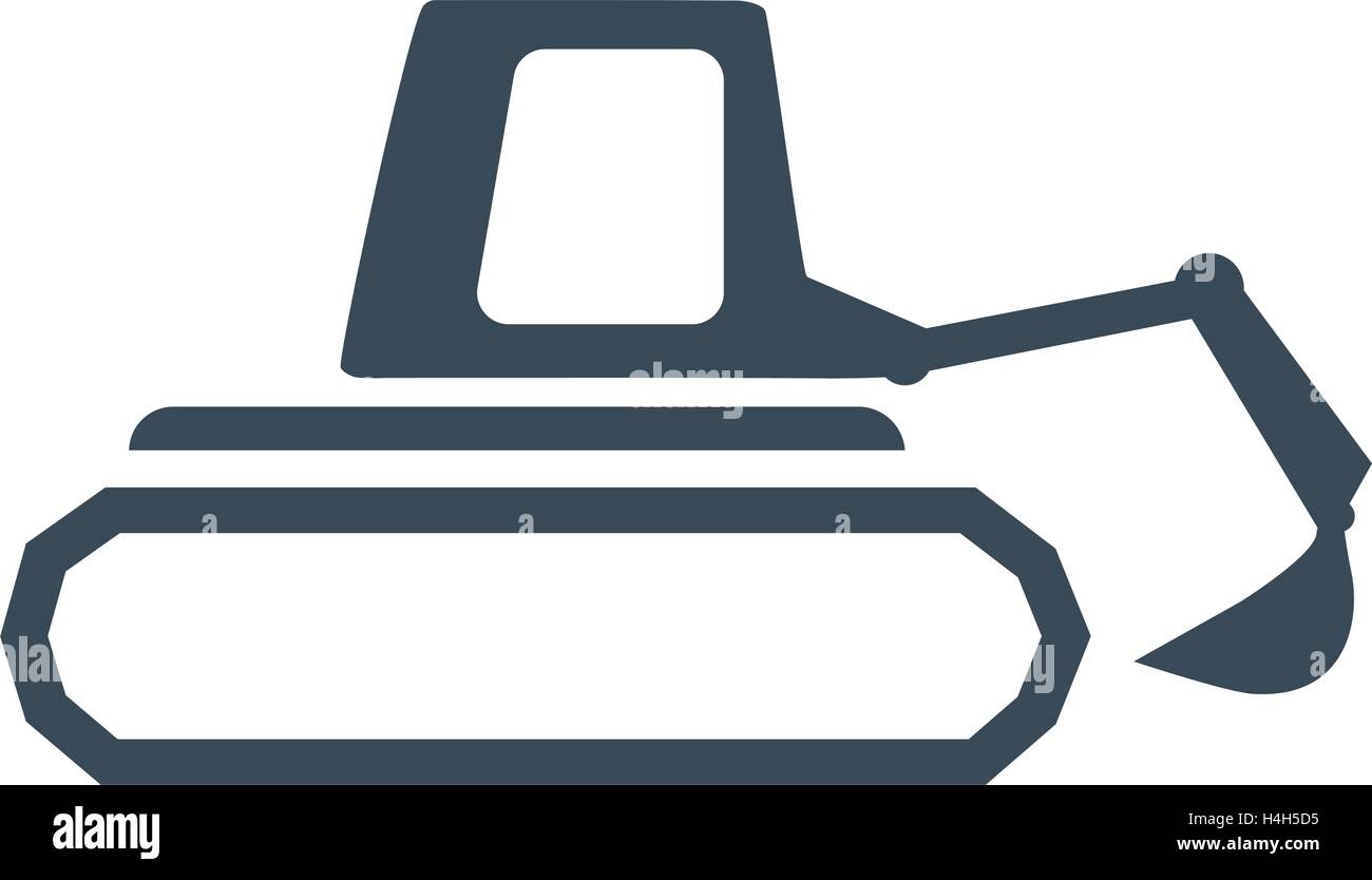 Construction Digger Concept Design, EPS 8 supported Stock Vector Image ...