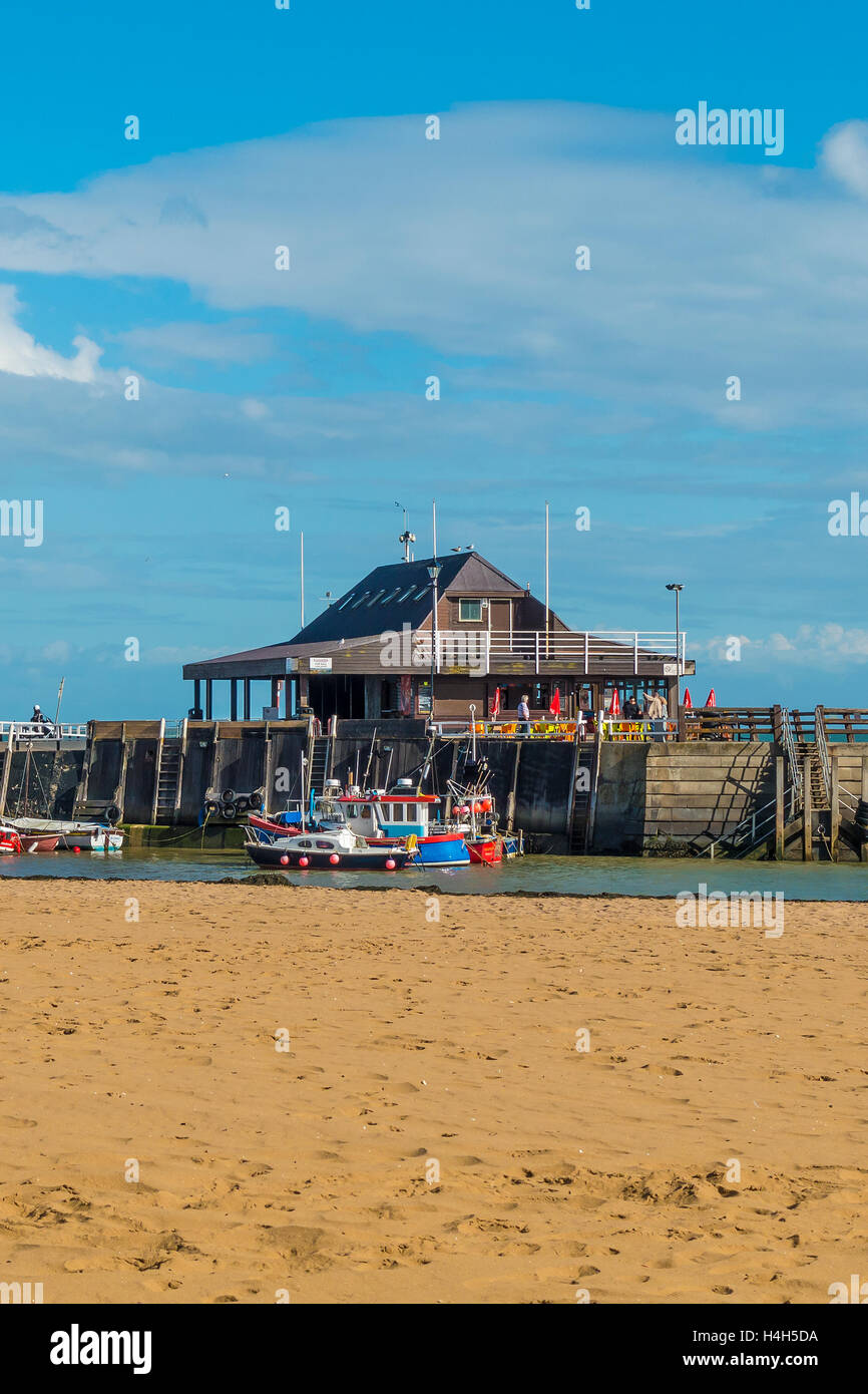 Broadstairs Harbour Viking Bay Kent England Stock Photo Alamy