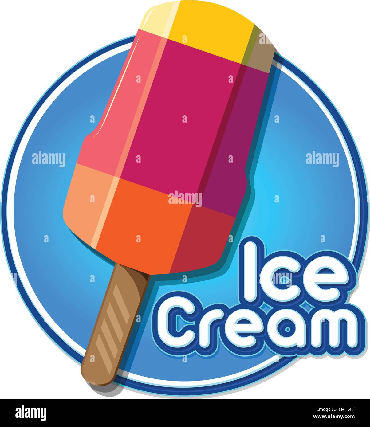 Ice Cream Concept Design, AI 8 supported Stock Vector Image & Art - Alamy