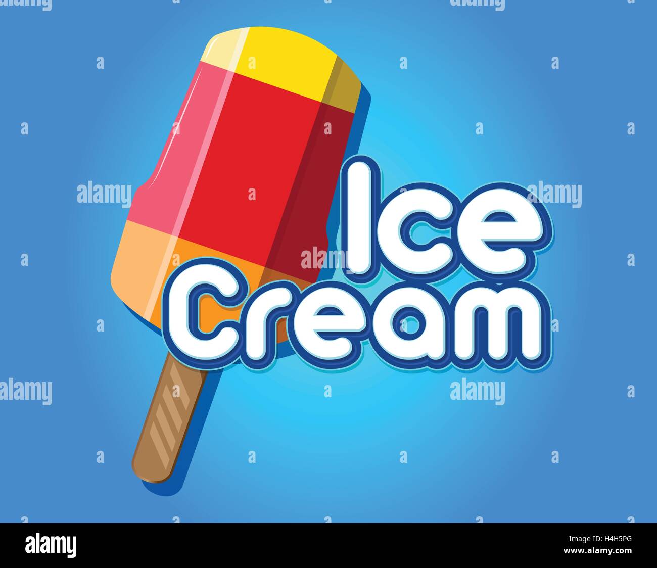 Ice Cream Concept Design, AI 8 supported Stock Vector Image & Art - Alamy