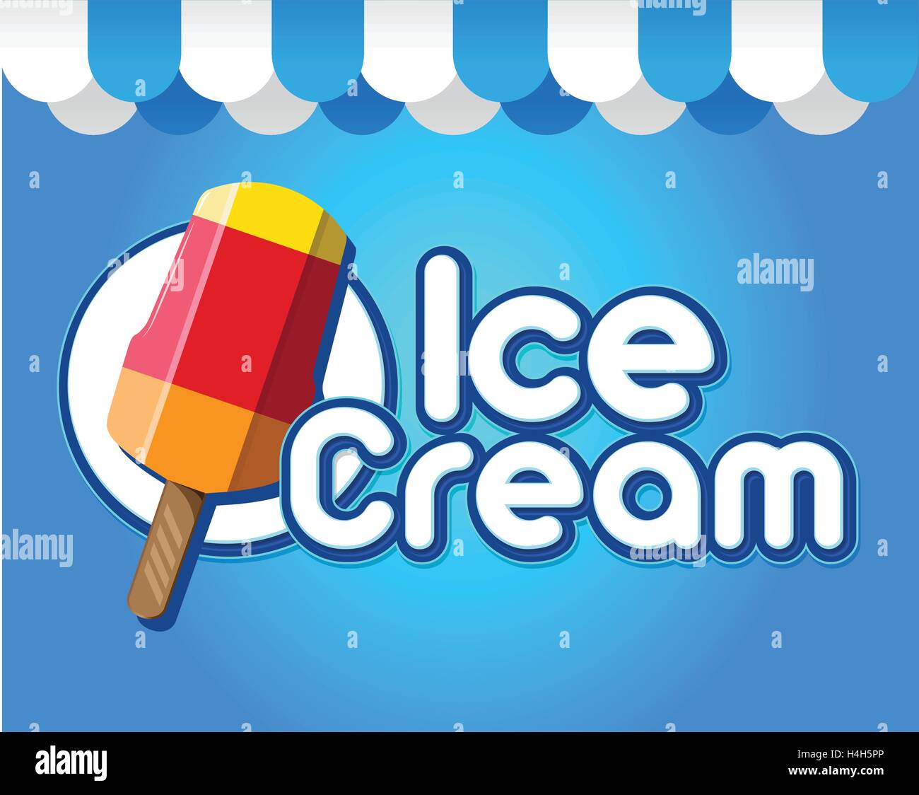 Ice Cream Concept Design, AI 8 supported Stock Vector Image & Art - Alamy