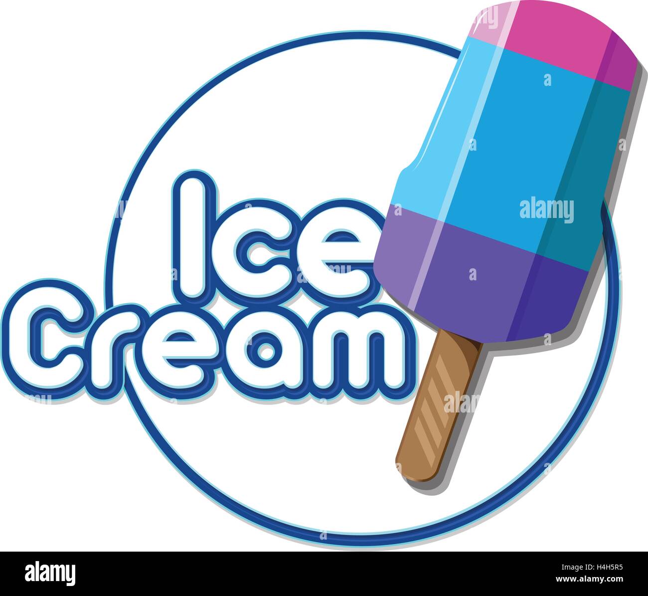 Ice Cream Concept Design, AI 8 supported Stock Vector Image & Art - Alamy