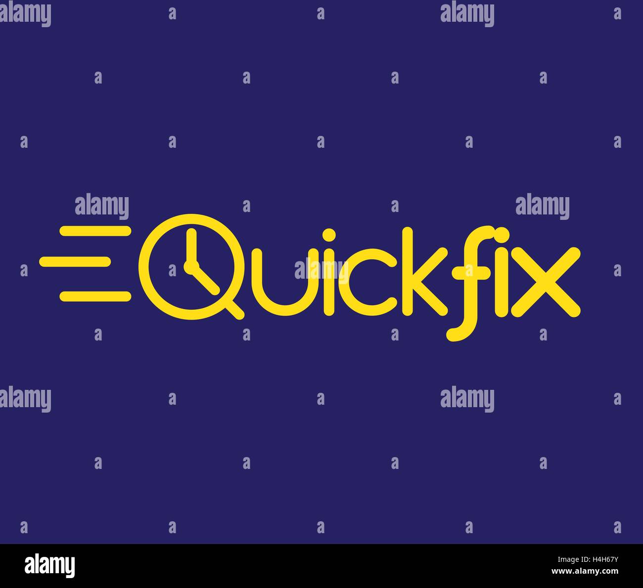 Quick Fix Logo Concept Design, AI 8 supported Stock Vector Image & Art