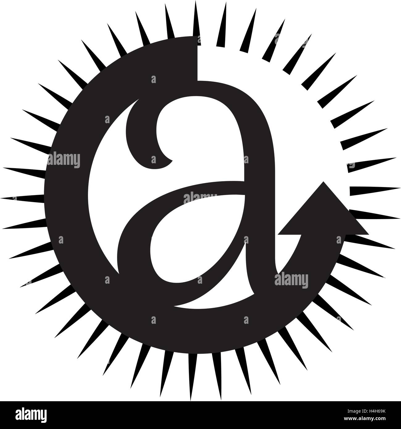 Logo concept design for A letter Stock Vector Image & Art - Alamy