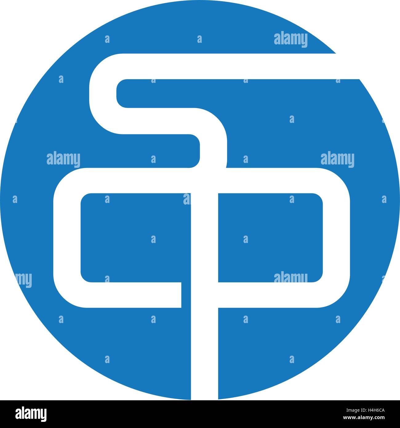 Blue SCP Logo Design, A? 10 Supported. Royalty Free SVG, Cliparts, Vectors,  and Stock Illustration. Image 63537216.