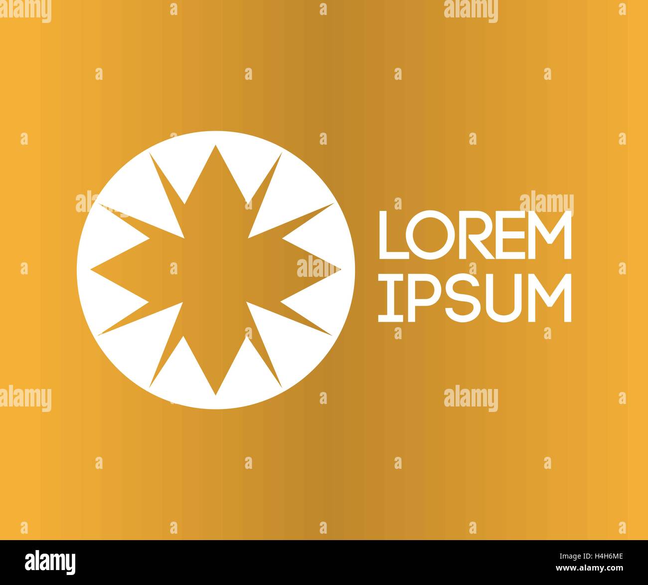 Golden Star Logo Design, AI 10 supported Stock Vector Image & Art - Alamy