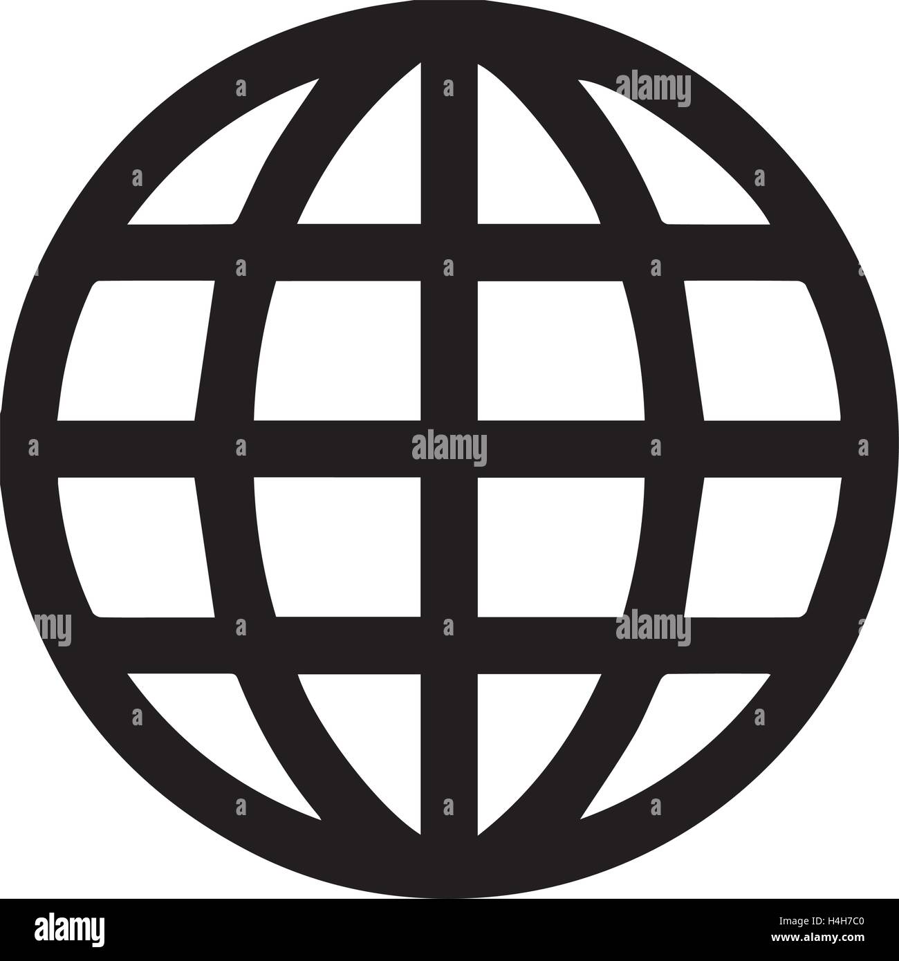 Black world icon design Stock Vector Image & Art - Alamy