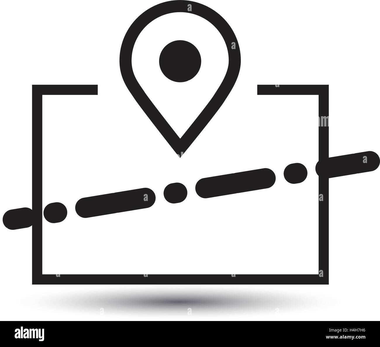Map Icon and Pin Design, EPS 10 supported Stock Vector Image & Art - Alamy