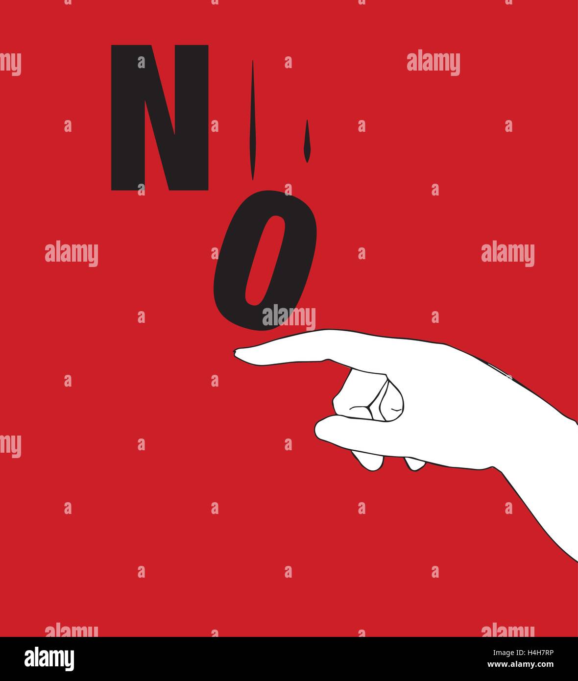 Protest Poster for No. AI 10 supported Stock Vector Image & Art - Alamy