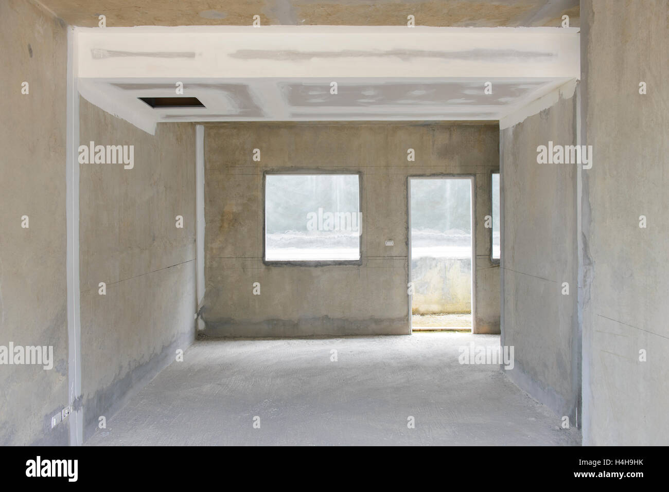 Empty building interior room Stock Photo - Alamy