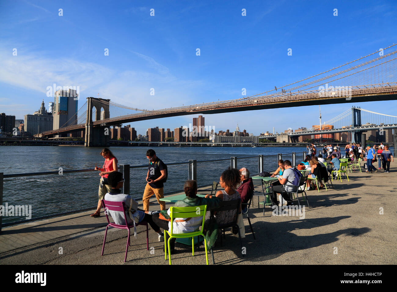 Brooklyn Bridge Park, Brooklyn, New York, USA Stock Photo Alamy