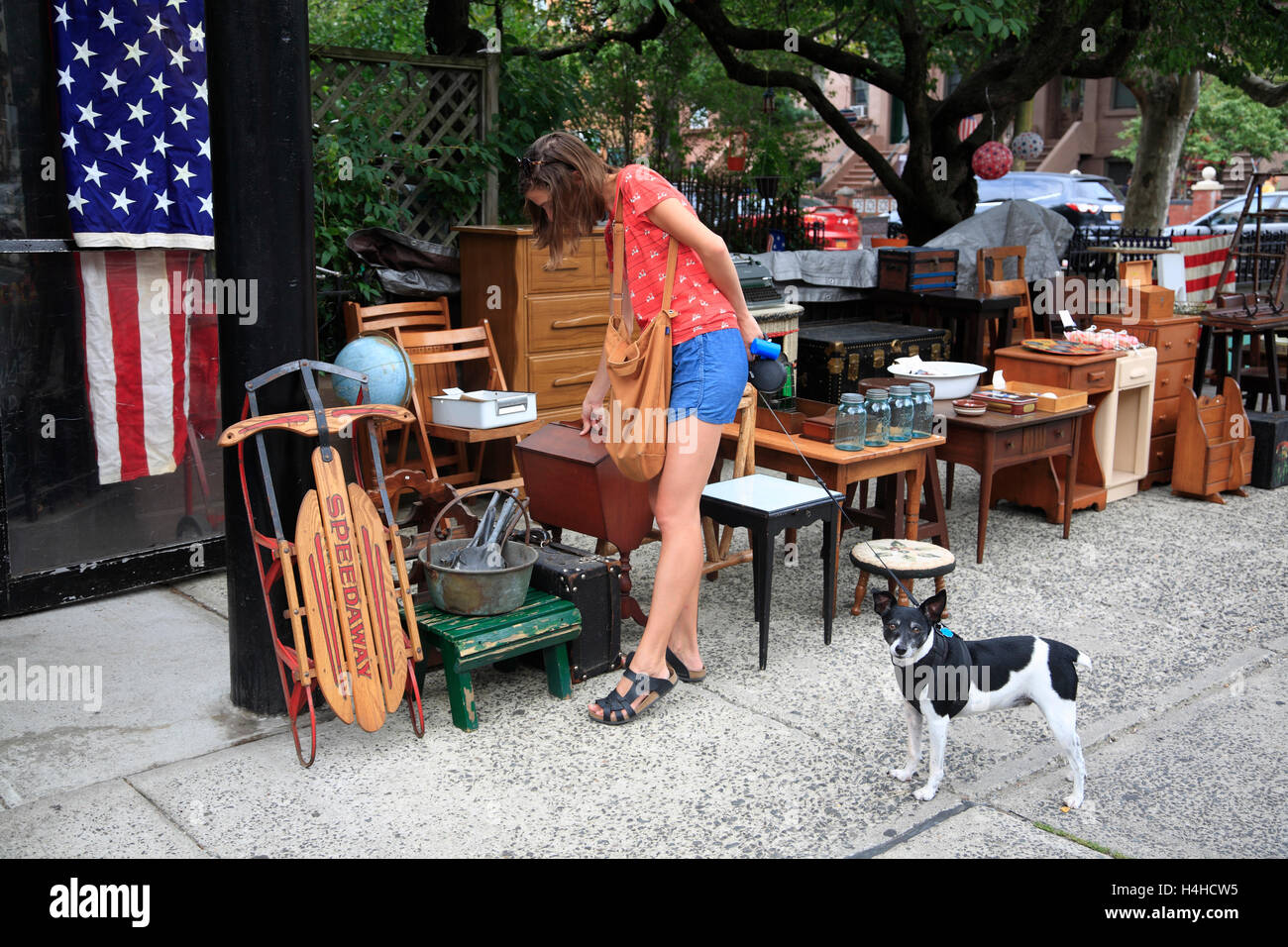 Second hand furniture, Brooklyn,New York, USA Stock Photo