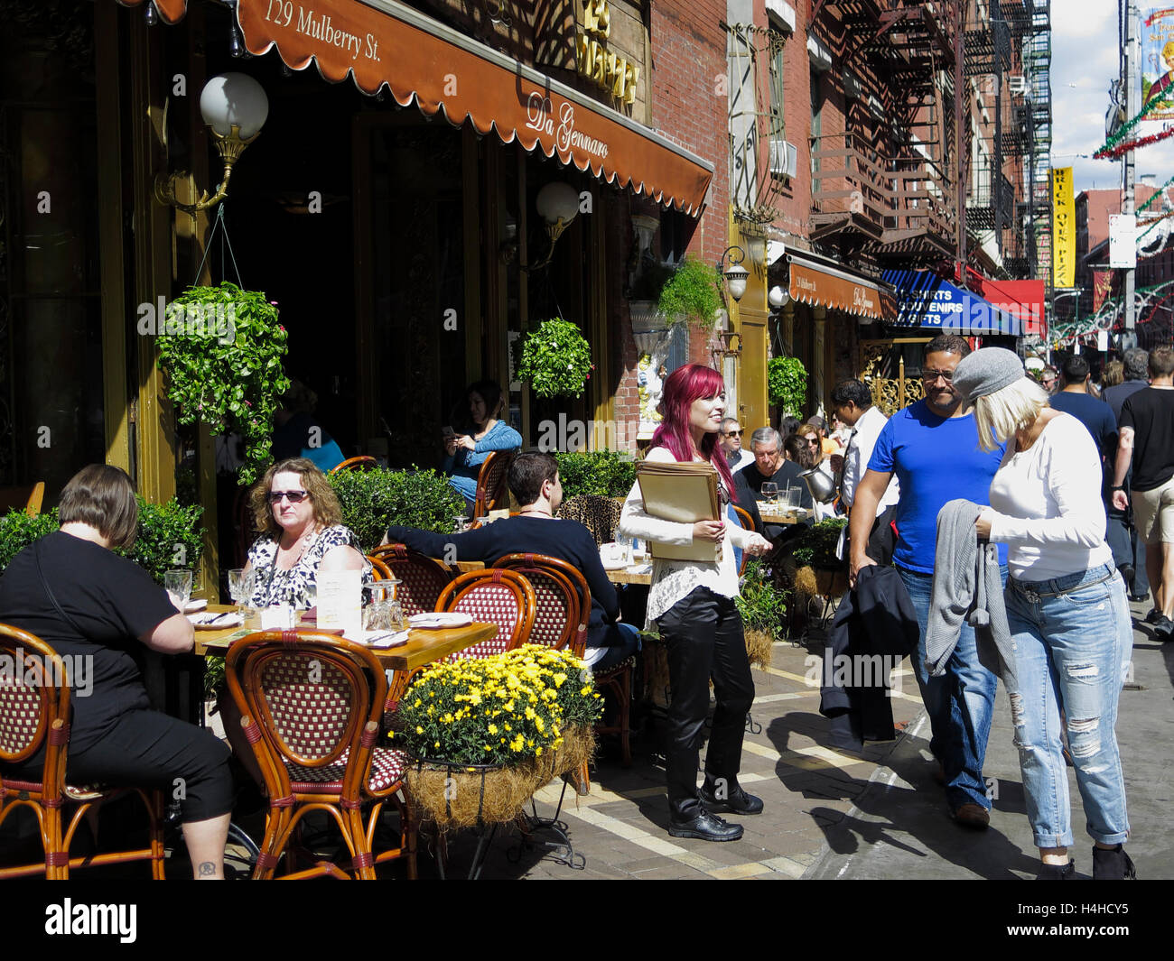 Little Italy Umbertos Clam House Manhattan New York City USA Stock Photo -  Alamy