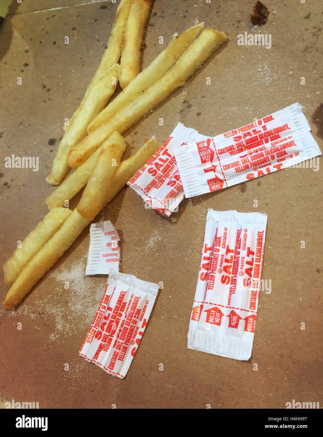 Kraft Paper Tray w/ Napkin and French Fries Mockup - Free Download