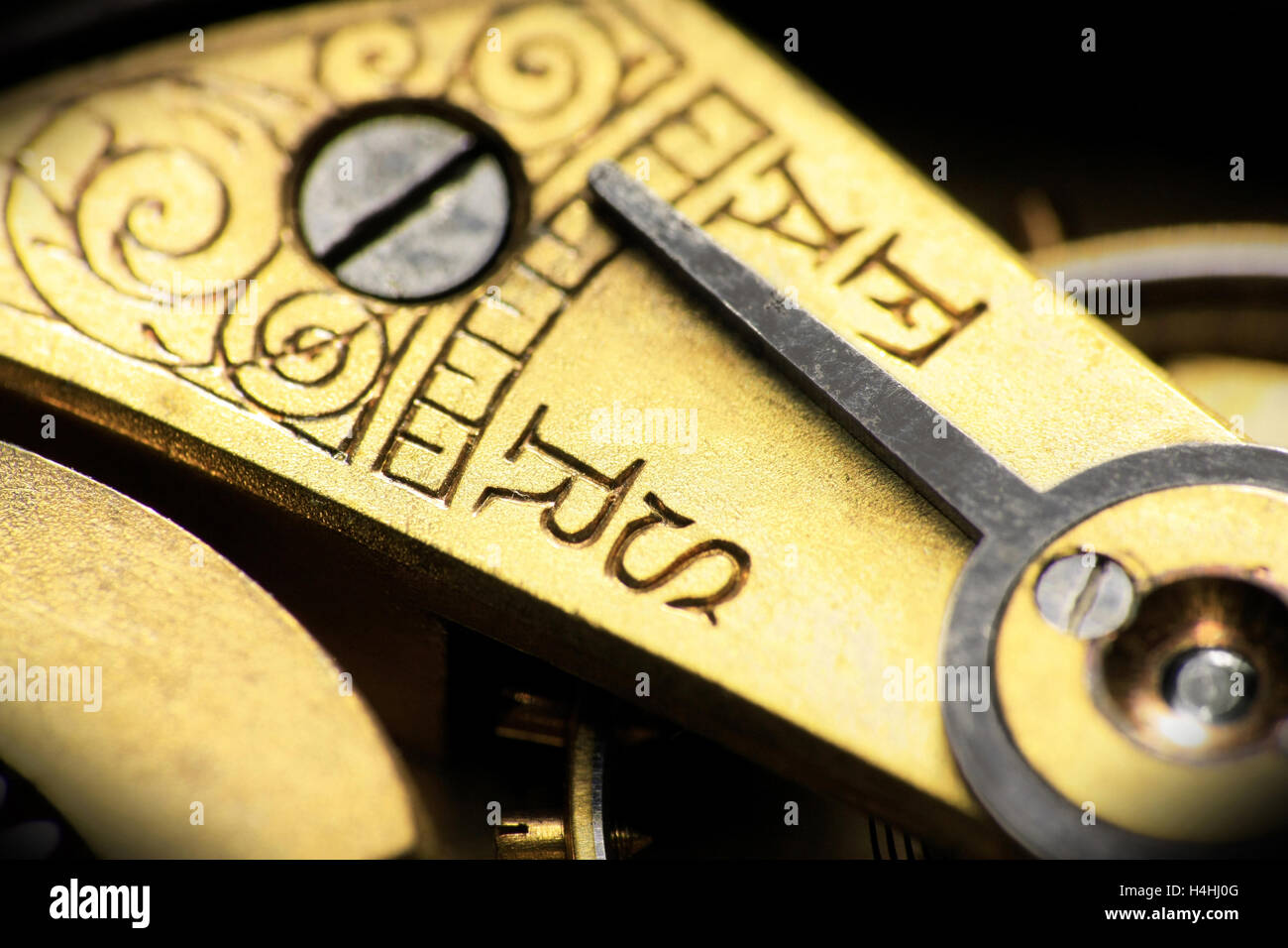 Vintage tarnished pocket watch fast or slow, ahead/rear, hurry or late