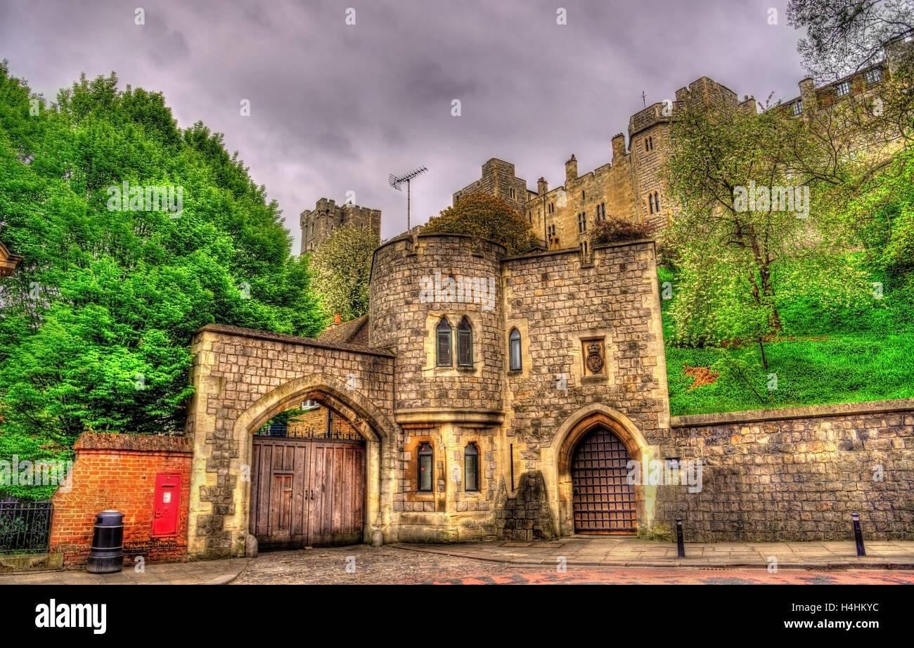 Gate of Windsor Castle - England, Great Britain Stock Photo