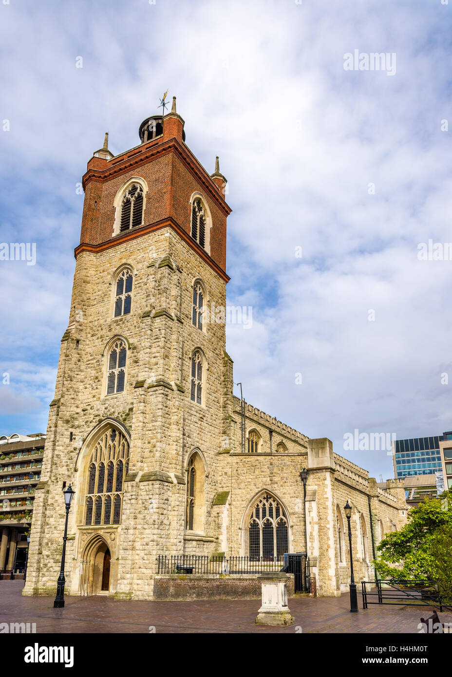 St GileswithoutCripplegate church in London England Stock Photo Alamy