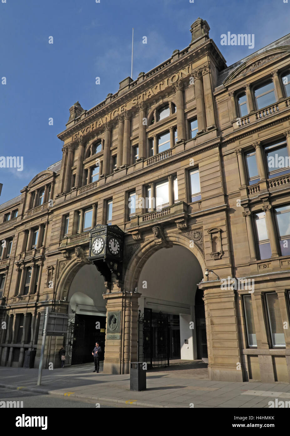 Exchange Rail Station building,Liverpool,England,UK Stock Photo